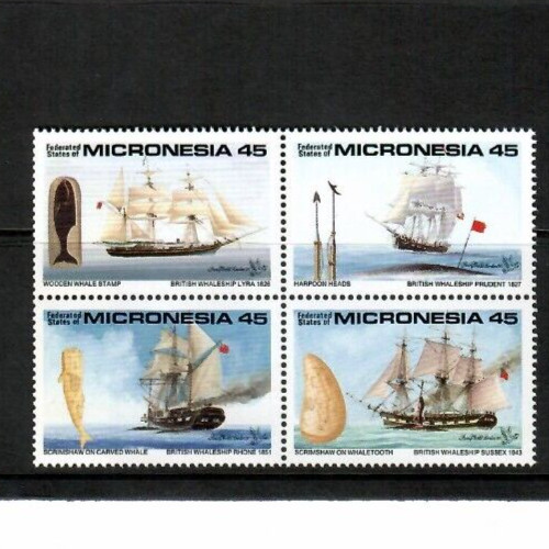 Micronesia 1990 navi barche - 1990,
