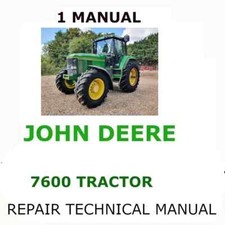 JOHN DEERE 7600 TRATTORE