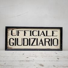 Insegna originale vintage d'epoca dipinta a mano '900