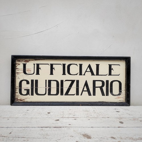 Insegna originale vintage