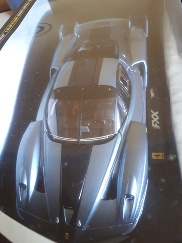 Ferrari fxx grey hot wheels - ferrari,