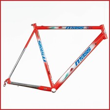 MASS V.9 COLUMBUS EL SET TELAIO ACCIAIO BICI CORSA STRADA VINTAGE ANNI 90 LUCE EXTRA 