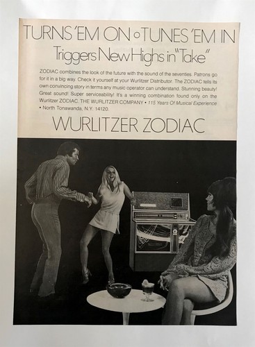 Wurlitzer zodiac jukebox - wurlitzer,