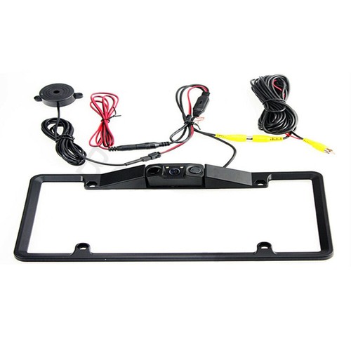 License plate frame - license, camera
