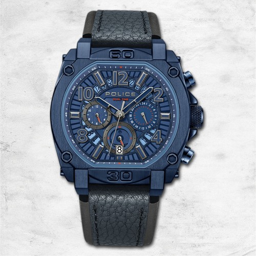Police pelle orologio uomo - police,