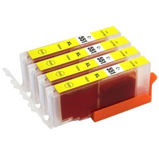 4 cartucce inchiostro giallo