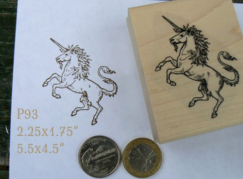 Timbro gomma unicorno p93 - gomma, wm