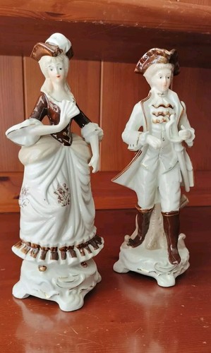 Coppia statue vintage dama - statue, e