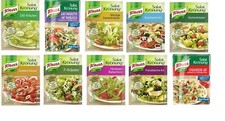 5 Pz.KNORR Insalata Kroenung Condimento per Insalata diff. sapori nuovi dalla Germania  