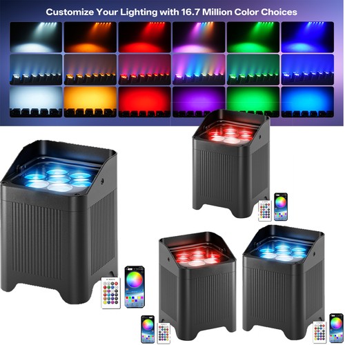 Impermeabile rgbwa led par - rgbwa+uv,