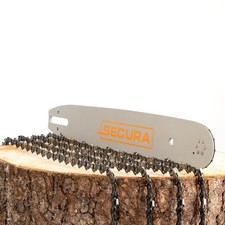 4 catene per motosega + barra