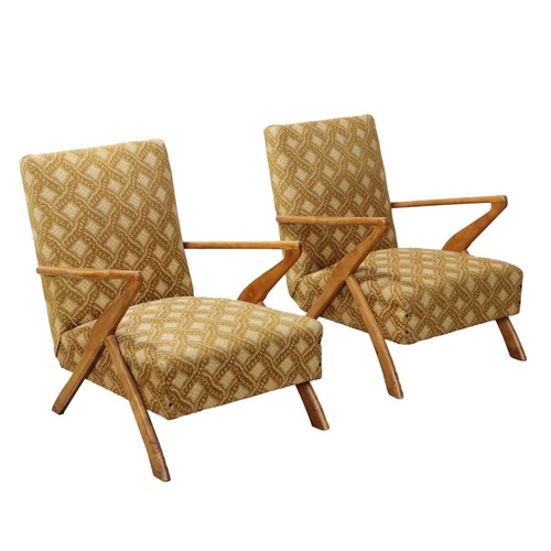 Poltrone vintage legno - poltrone,