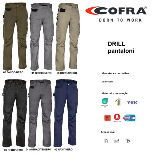 Pantaloni lavoro cofra - pantaloni,