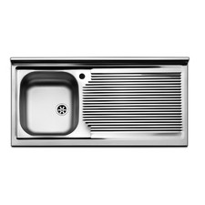 Lavello da cucina in acciaio