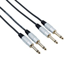 Cavo doppio Jack 6,3 Mono