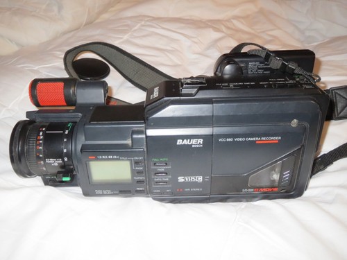 Videocamera bauer bosch vhs - videocamera, s-vhs