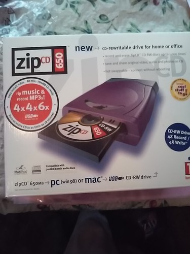 Iomega zipcd 650 4x4x6x - zipcd,