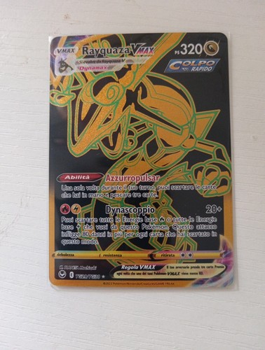 Carta pokémon rayquaza - pokémon, vmax