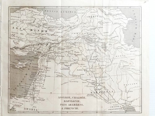Incisione arabia mappa - incisione,
