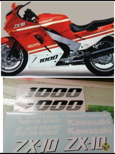 Kit pegatinas kawasaki 10 - pegatinas,