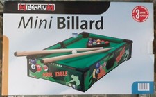 GIOCO MINI TAVOLO BILIARDO 15 PALLE BALL BILLARD GAME MADE GERMANY carambola,bar