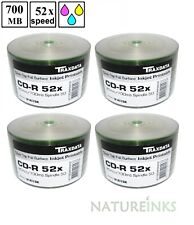 200 CD-R argento stampabili Traxdata 52x dischi 700 MB 80 min dischi CD vuoti Ritek