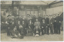 Cartolina Photo. Coppia " Vecchio Del P. O. F. " Communisme. Socialisme. Braemer