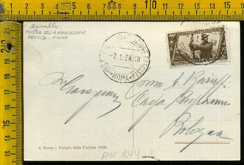 Regno 1934 annullo - annullo, mostra