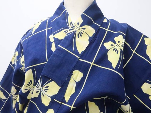 Kimono giapponese yukata - giapponese, denim