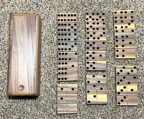 Set domino vintage legno - domino,
