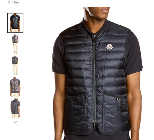 Gilet moncler franqui xl - xl,