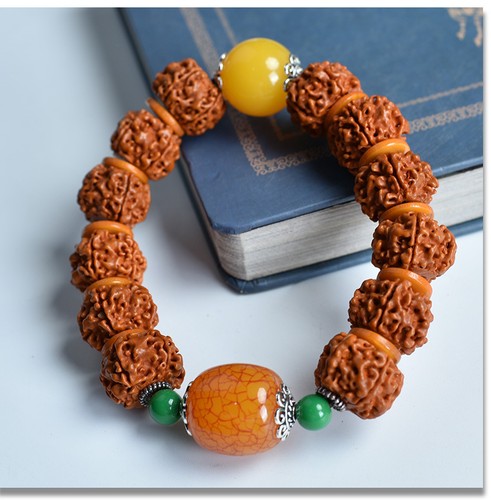 Bracciale perline 15mm - bracciale,