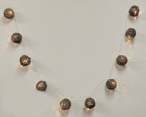 Luci natale cordone palle - natale,