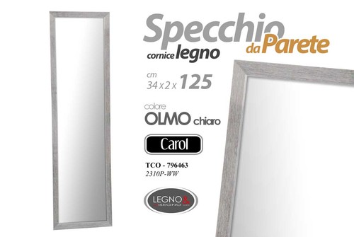 Specchio parete olmo grigio - da,
