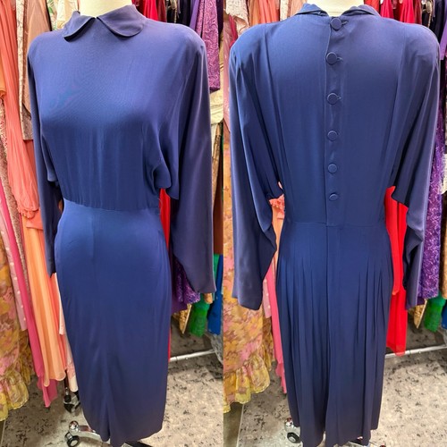 Abito vintage anni viola - vintage,