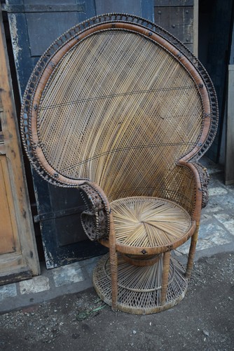 Poltrona rattan pavone - poltrona,