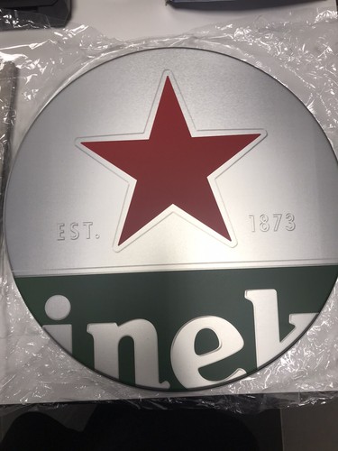 Vassoio metallo heineken - metallo,