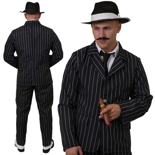 Tuta gangster gessato uomo - tuta,