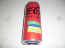 COCA COLA LATTINA VUOTA MONDIALI QATAR 2022 BRASILE BUONE CONDIZIONI ORIGINALES