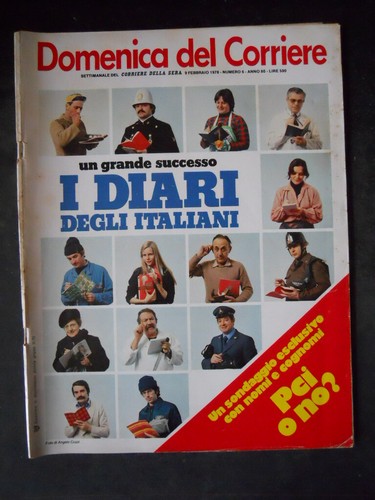 Domenica del corriere 1978 - domenica, 6