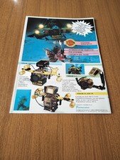1990 NIMAR VIDEO SUB C FLASH 30 FOTOCAMERA SUBACQUEA VINTAGE AD PUBBLICITA