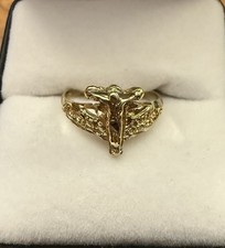 Anello crocifisso in oro