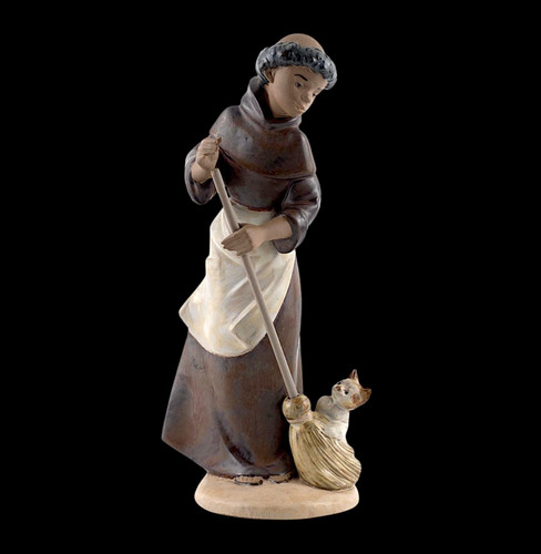 Lladro afternoon chores - chores", monk