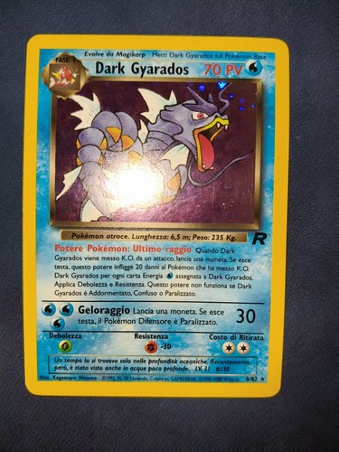 Dark gyarados holo team - 8/82,