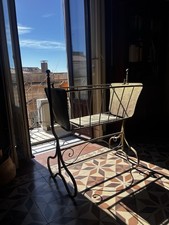 Antica Culla in Ferro Battuto inizio 900