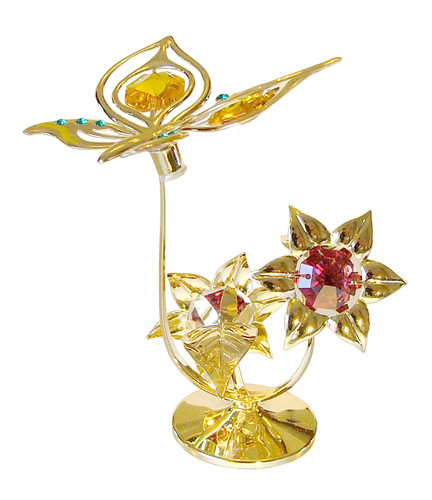 Farfalla con fiori - farfalla,