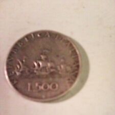 Moneta Italia.L.500 Anno 1961=REPUBBLICA ITALIANA.