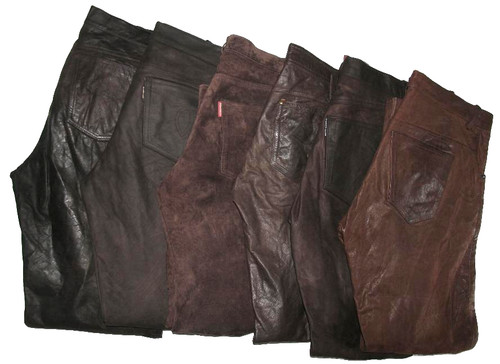 Pantaloni pelle uomo - in,