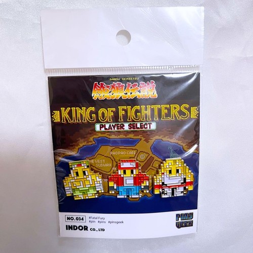Pins geek fatal fury king - fatal,