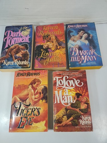 Lot vintage karen robards - of,